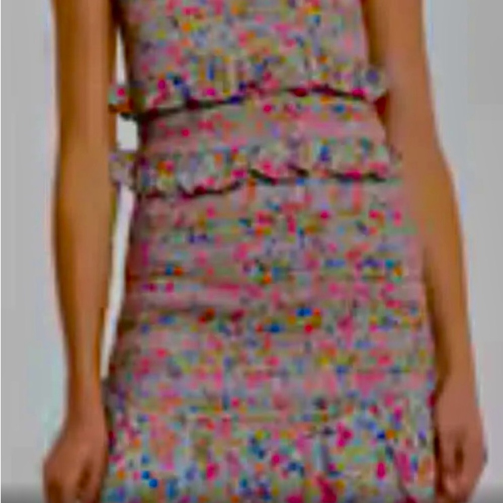 LoveShackFancy Sonora floral ruffle dress